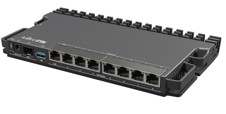 MikroTik RB5009UPr+S+IN маршрутизатор 2.5G Ethernet 10G SFP+ PoE 29519 фото